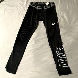 Youth Small Nike tights pants, Black